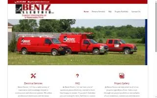 Bentz Electric LLC website