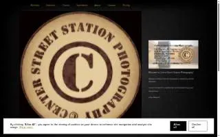 Center Street Station Photography website