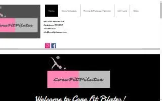 Core Fit Pilates LLC of Cedarburg website