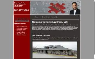 Herro Law Firm, LLC of Cedarburg website