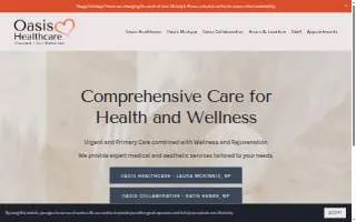 Oasis Healthcare of Cedarburg website