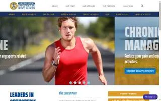 Chippewa Valley Orthopedics & Sports Medicine website