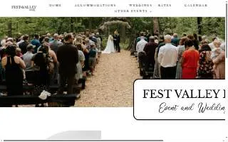 Fest Valley Events website