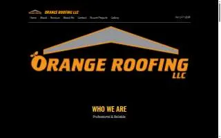 Orange Roofing LLC website