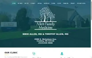 Allen Family Medicine, Nikki Allen MD & Timothy Allen MD website