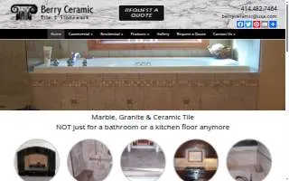 Berry Ceramic Tile & Stonework website