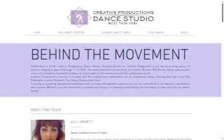 Creative Productions Dance Studio of Cudahy website
