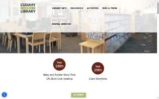 Cudahy Family Library website
