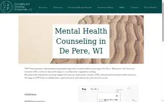 CP Therapy Services website
