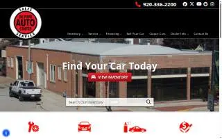 De Pere Auto Center website