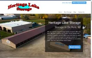 Heritage Lake Storage website