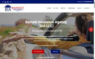 Barnett Insurance Agency website
