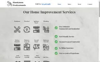 Handyman Professionals website