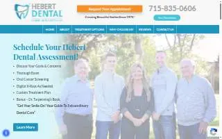 Hebert Dental Eau Claire website