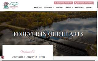 Lenmark Gomsrud Linn Funeral