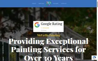 McFarlin Painting - House painter website