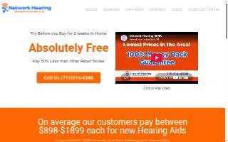 Network Hearing website