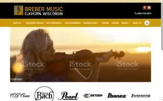 Breber Music website