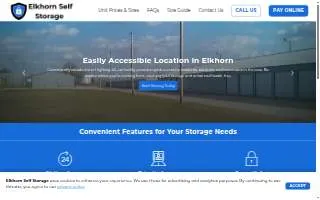 Elkhorn Self Storage LLC website