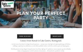 Lake Geneva Party Rental