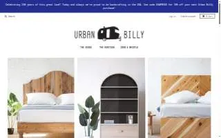 Urban Billy website