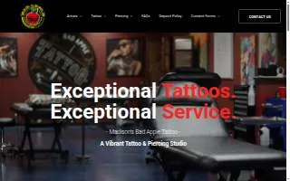 Bad Apple Tattoo Company website