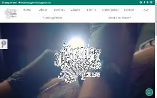 Black Sapphire Tattoo website