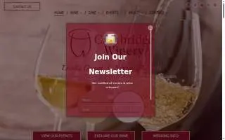 Cambridge Winery - Madison Tasting Room website