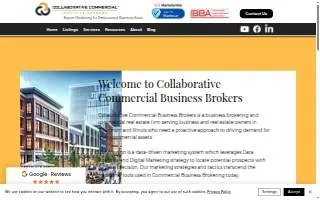 Collaborative Commercial Business Brokers website