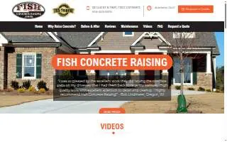 Fish Concrete Raising website
