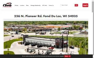 Club Car Wash of Fond du Lac website
