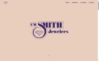 CW Smith Jewelers website