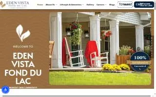Eden Vista Fond Du Lac website