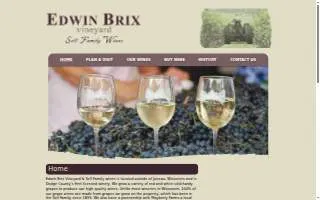 Edwin Brix Vineyard website