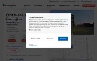 HearingLife of Fond du Lac WI website