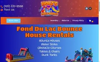 Holz's Party Rentals LLC website