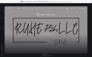 Ruhe 756 LLC website