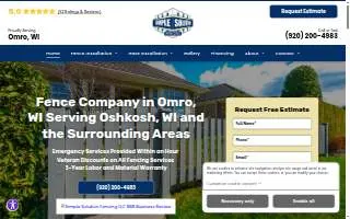 Simple Solution Fencing of Fond du Lac website