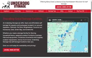 Underdog Storage - Fond du lac website