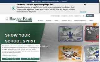 Badger Bank website