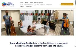 Aurora Institute for the Arts of Fox Crossing website