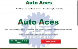 Auto Aces of Appleton website