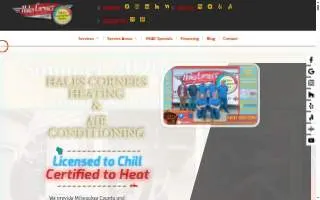 Hales Corners Heating and Air Conditioning website