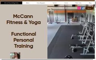 McCann Fitness & Yoga website