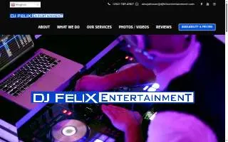 DJ Felix Entertainment website