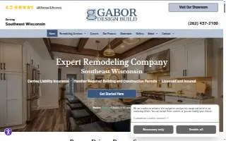 Gabor Design Build website