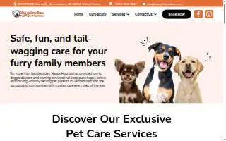 Happy Hounds LLC website