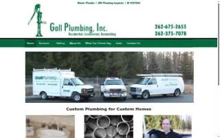 Gall Plumbing website