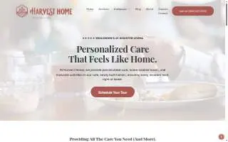 Harvest Home Assisted Living of Grafton website