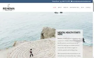Rehema Mental Wellness website